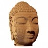 Ensemble de Puzzle 3D CARTONIC - Buddha - Puzzle 3D en Carton - Le Carton se transforme en Une Figure en Relief - Tous Les âg