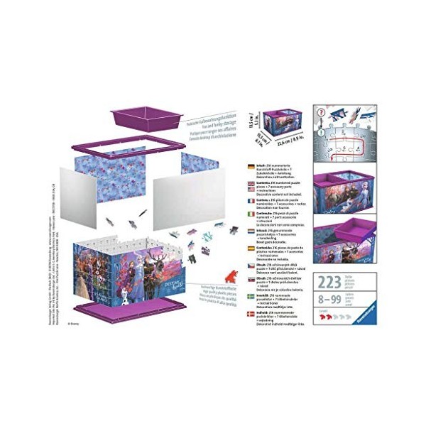 Ravensburger - Puzzle 3D - Boite de rangement - Disney La Reine des Neiges 2 - 12122