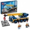 LEGO City Mobile Crane 60324 Kit de construction,Comprend des figurines conducteur et ouvrier,Pour garçons et filles à partir