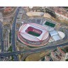 SDBRKYH Estádio Da Luz Modèle, Estádio do Sport Lisboa e Benfica Club Gymnase Fans Puzzle 3D Building Collect Souvenirs