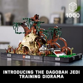 LEGO Star Wars Dagobah Jedi Training Diorama 75330 Building Kit for Adults. Brick-Built Collectible for Display 1,000 Pieces