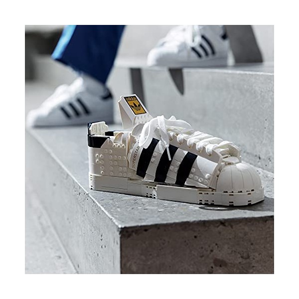 LEGO Adidas Originals Superstar 10282 Building Kit. Build and Display The Iconic Sneaker. New 2021 731 Pieces 