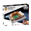 Valencia C.F.- Puzzle 3D avec lumière Stade Mestaille Valencia CF , 13682