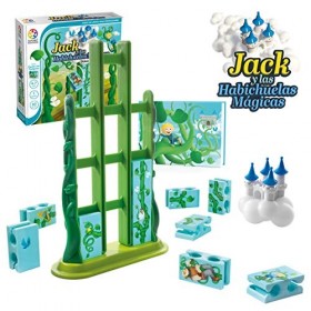 SmartGames - Jack Et Les Haricots Magiques, Jouets Enfants 4 Ans Ou Plus, Jeux Éducatifs, Puzzle 4 Ans, Jeux Dingénierie 3D,