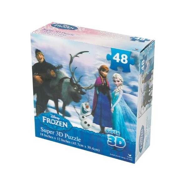 Disney Frozen Super 3D Puzzle 48-Piece Styles Will Vary