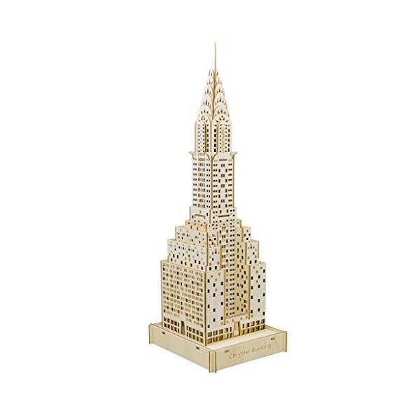 JICIMAOYI Chrysler Building-Color Box 3D Puzzle 3D DIY