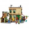 LEGO Ideas 123 Sesame Street 21324 Kit de construction pour adultes avec Elmo, Cookie Monster, Oscar The Grouch, Bert, Ernie 