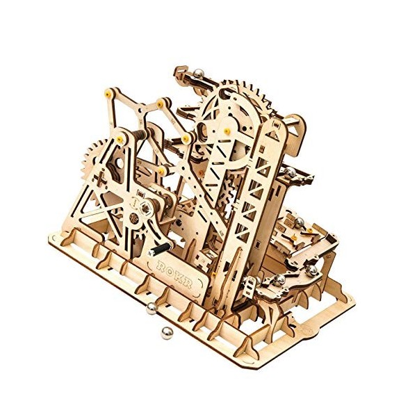 Kit de construction de puzzle 3D en bois avec mécanisme mécanique en 3D - Cadeau de Noël ou danniversaire