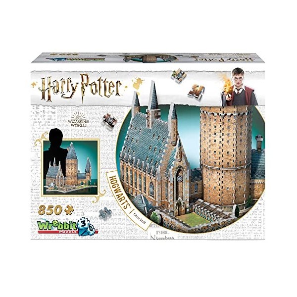 Wrebbit 3D , Harry Potter Hogwarts Hall Puzzle, Puzzle, Ages 14+
