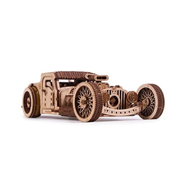 Wood Trick - Voiture Hot Rod - Puzzle 3D Adulte - Casse Tete Adulte et Adolescent - Maquettes à Construire - Kit de Construct