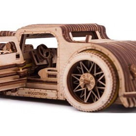 Wood Trick - Voiture Hot Rod - Puzzle 3D Adulte - Casse Tete Adulte et Adolescent - Maquettes à Construire - Kit de Construct