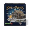 Wrebbit 3D Seigneur des Anneaux-Golden Hall Edoras-445 pièces Lord of The Rings 3D-Puzzle, W3D-1016, Multicolore