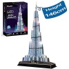 Puzzle 3D LED Dubaï Burj Khalifa Modèle avec Lumières Cadeau Darchitecture pour Décoration de Bricolage et Cadeaux Souvenirs