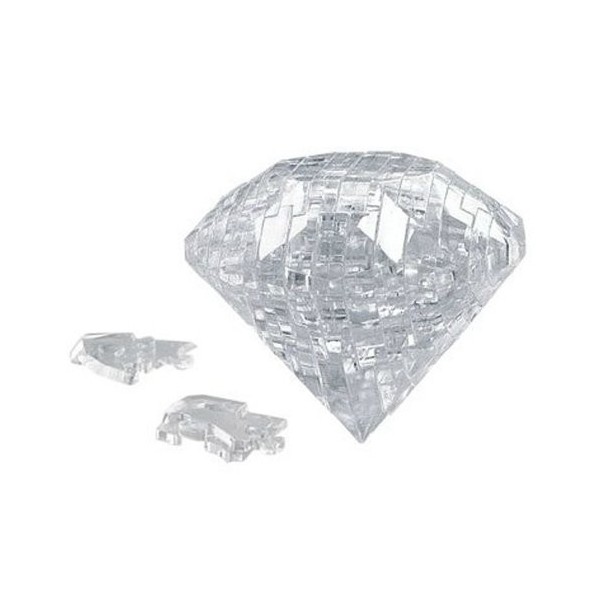Puzzle 3D Jigsaw, Cube Crystal Puzzle - Clear Diamond, Gift Ideas