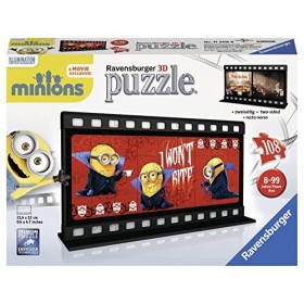 Ravensburger - 11209 - Puzzle 3D Bobine film Minions Grand Bat 108 pièces