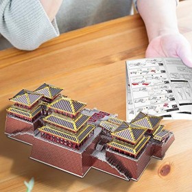 Piececool Casse-tête 3D à faire soi-même pour adultes - Puzzle 3D en métal à faire soi-même - Cadeau idéal de Noël et de Nouv