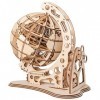 MAJOZ0 3D Puzzle en Bois - Laser Cut Puzzle Globe Modèle en Bois - Kit de Construction pour Enfants et Adultes