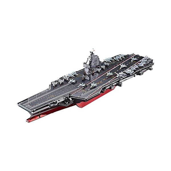 IRON STAR Puzzle 3D en métal Fujian Aircraft Carrier C62209 DIY 3D Laser Cut Assemble Puzzle Jouet