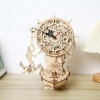 Kit De Bateau Pirate Horloge Puzzle en Bois 3D | Grande Horloge Murale À Faire Soi-même, Kit De Bricolage en Bois, Cadeau pou