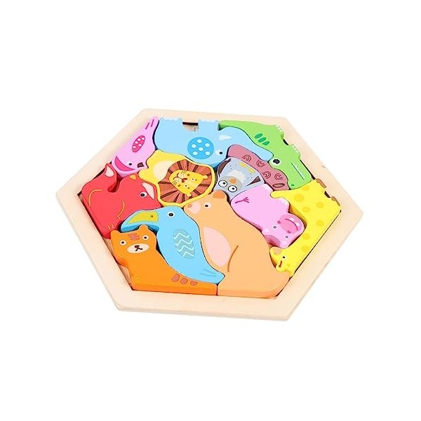 ifundom 4 Ensembles Puzzle en Trois Dimensions Jouet déducation Casse-tête pour Enfants Les Jouets denfants Jouets pour Les