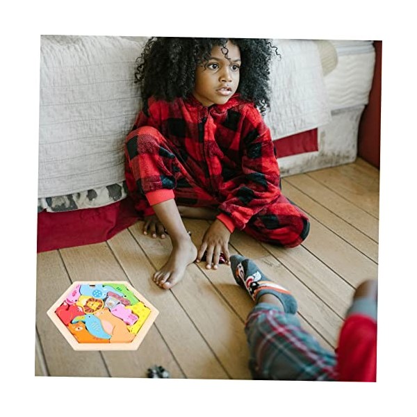 ifundom 4 Ensembles Puzzle en Trois Dimensions Jouet déducation Casse-tête pour Enfants Les Jouets denfants Jouets pour Les