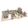 HIZQ Puzzle 3D De Construction, Puzzle en Bois 3D Laser Cut Puzzle Maquette A Construire, Modèle Architectural Detraditionnel