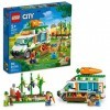 LEGO City Farmers Market Van 60345 Ensemble de jouets de construction pour enfants, garçons et filles à partir de 5 ans avec 