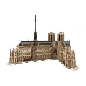 Revell 3D Puzzles- Revell Puzzle 3D 00190 Notre Dame de Paris à Construire, 190, Pierre
