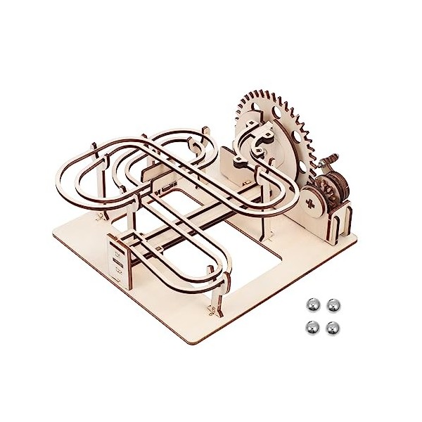 Abaodam 2 Ensembles Puzzle Balle en Bois Bricolage pour Adultes Puzzles 3D pour Adultes Puzzle en Bois Dassemblage 3D Mécani