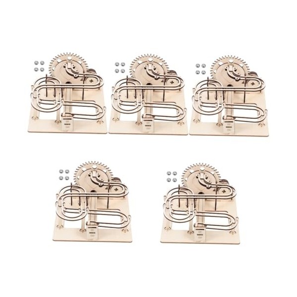 Abaodam 2 Ensembles Puzzle Balle en Bois Bricolage pour Adultes Puzzles 3D pour Adultes Puzzle en Bois Dassemblage 3D Mécani