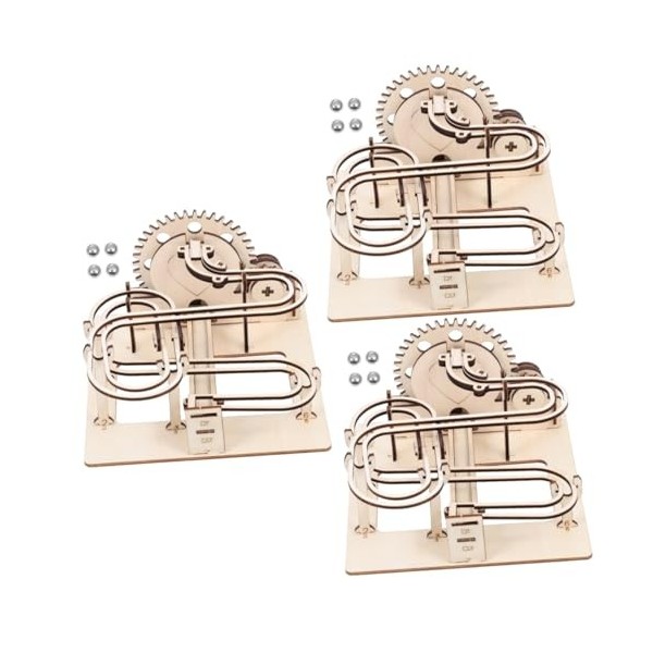 Abaodam 2 Ensembles Puzzle Balle en Bois Bricolage pour Adultes Puzzles 3D pour Adultes Puzzle en Bois Dassemblage 3D Mécani