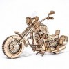 ROBOTIME LK504 3D Motocyclette Puzzle Maquette en Bois Modèles Kits à Construire Casse Tete Adultes DIY Échelle Modèle Mécani