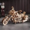 ROBOTIME LK504 3D Motocyclette Puzzle Maquette en Bois Modèles Kits à Construire Casse Tete Adultes DIY Échelle Modèle Mécani