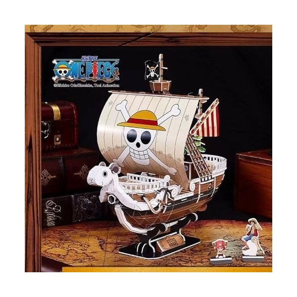 One Piece Bateau Puzzle 3D Jouet Amoureux de lAnime Luffy Zoro One Piece Bateau Merchandising Manga Décoration chambre en Fi