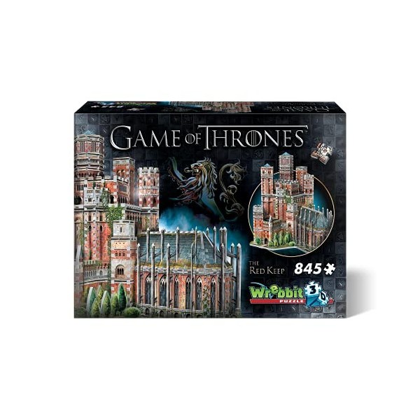 Wrebbit3D , Game of Thrones: Red Keep 845pc , 3D Puzzle , Ages 14+