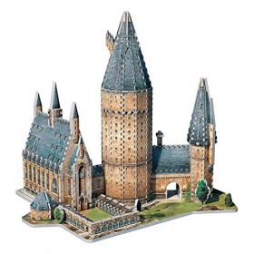 Wrebbit 3D-Le Grand Salon de Poudlard Harry_Potter Puzzle 3D, W3D-2014, Multicolore