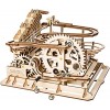 Robotime Marble Roller Coaster Clockwork Mechanical 3D Puzzle Game Woodcraft Construction Kit Adult Craft Set Puzzle Present 