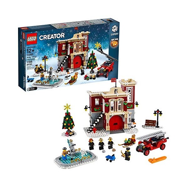 LEGO Creator Expert Winter Village Fire Station 10263 Building Kit, New 2019