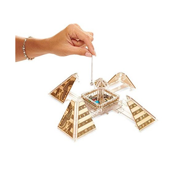 Puzzle 3D en bois et plastique pour adultes - Thème boîte au trésor - Secrets dÉgypte - Jouets STEM - Cadeau de passe-temps 