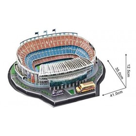 CMO Modèle de Puzzle de Sports 3D, modèle de Stade Bassano Camp, Jouets pour Enfants 17 Pouces X 14 Pouces X 5 Pouces 