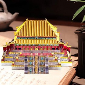 Piececool Casse-tête 3D à faire soi-même pour adultes - Puzzle 3D en métal - Cadeau idéal pour Noël et Nouvel An - Hall of Su