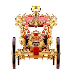 Piececool Puzzle 3D en Metal pour Adulte-Le Carrosse de la Princesse Puzzle en Métal Kits de Modèles de Puzzle 3D Maquette 21