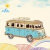 KaAfaL Puzzle en Bois for Enfants Camper Van - Modèle de Voiture en Bois DIY3d Puzzle Jouet Cadeau danniversaire, 226PCS Puz