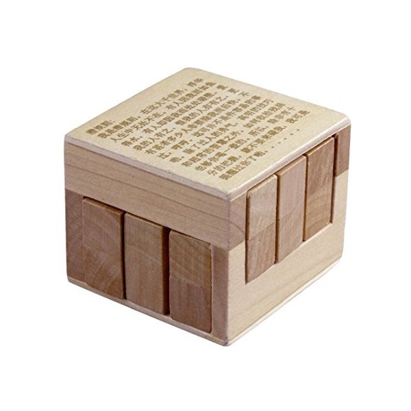 KINGOU Chinois 3D Puzzle en Bois Interlocking Burr Puzzles Désenchevêtrement Magic Cube