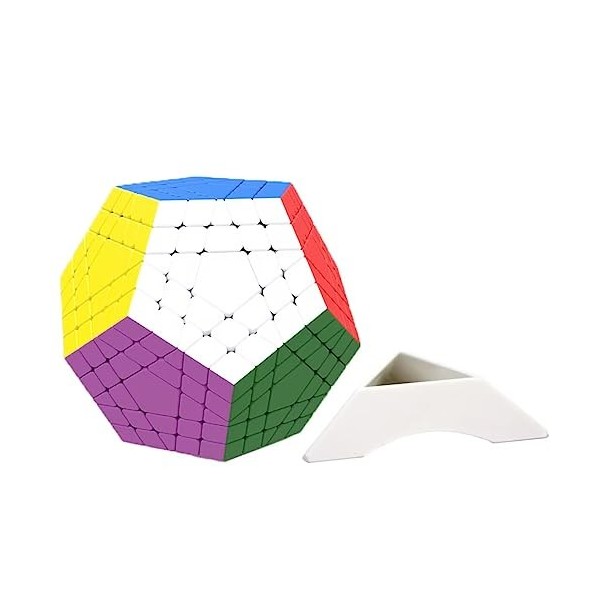 Gobus ShengShou 5x5 Megaminx Dodécaèdre 5x5 Gigaminx megaminx Cube 12 Surface, difficulté 5 étoiles sans autocollant 