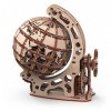 Mr Playwood- Globe Petit modèle 3D Mobile en Bois, PWGLS