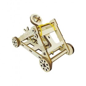 KaAfaL Puzzles stéréoscopiques 3D en Bois Trebuchet, modèles assemblés à la Main, Jouets éducatifs STEM, Cadeaux danniversai