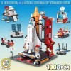 Sitodier Navette dexploration Spatiale Jouet de Construction, 1008pcs 7-in-1 Jeu de Construction aérospatiale pour 6+ Ans, J