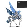 EASYTAB Puzzle 3D en métal Licorne, modèle de licorne ascendante, animal mécanique Steampunk, puzzle 3D en métal adulte, uniq