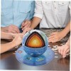 TOYANDONA 2 Ensembles 3D Puzzle De La Terre Carton Globe Terrestre Puzzle Enfant Artisanat Planètes Jeu Géographie Éducative 